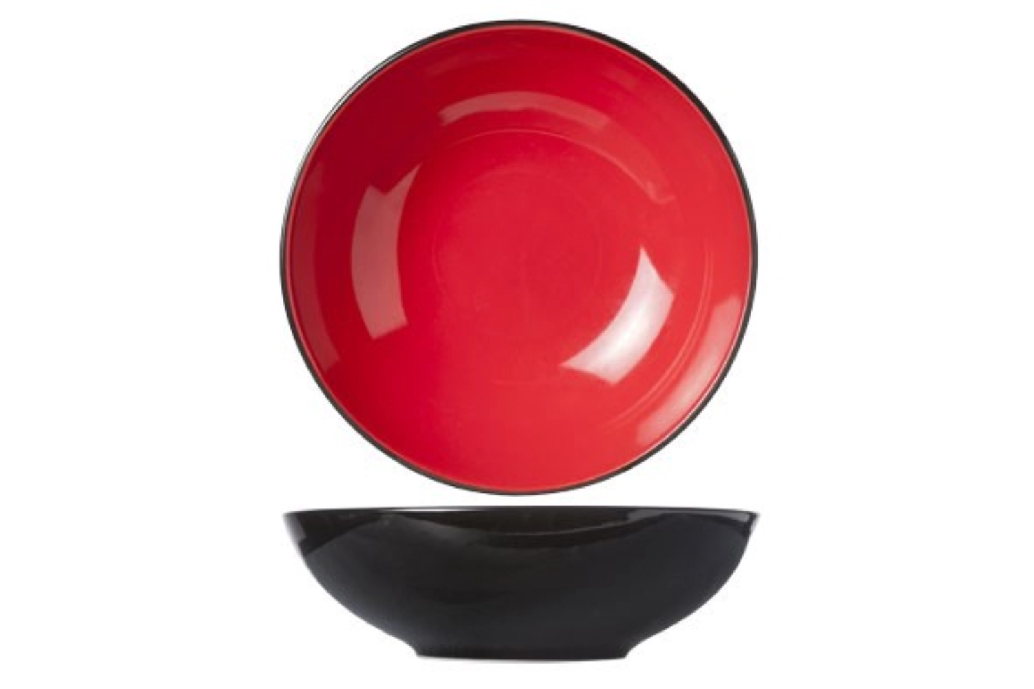 Finesse red, Suppenteller tief D 20x6.2cm