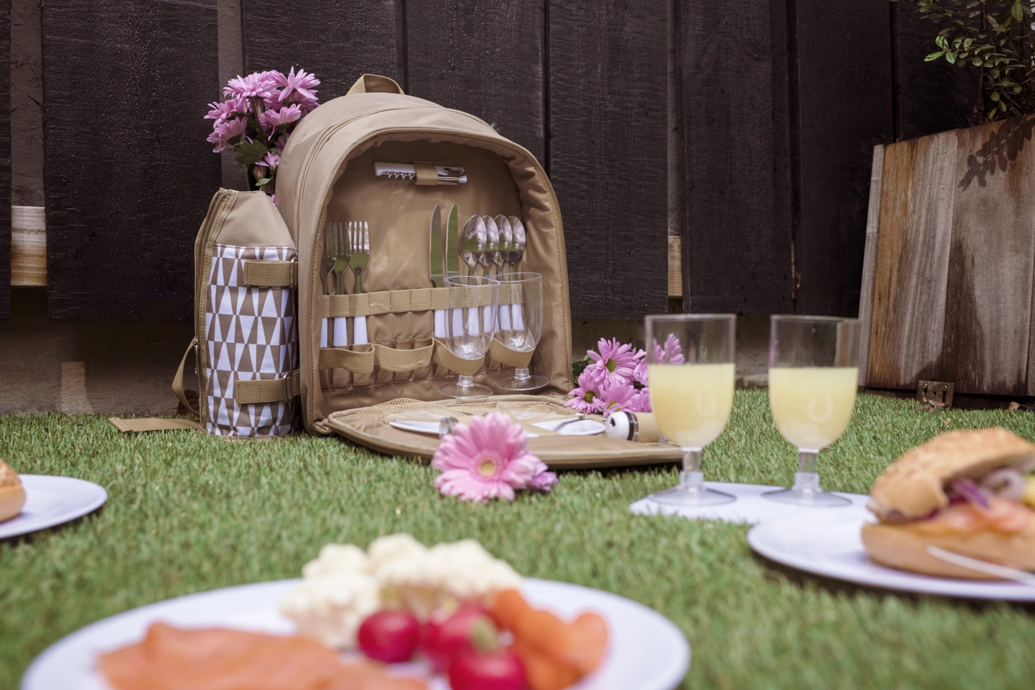 Sac picnic 4p-4xcouvert-verresdevin-