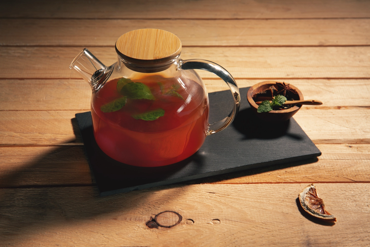 Teekanne Borosilikatglas