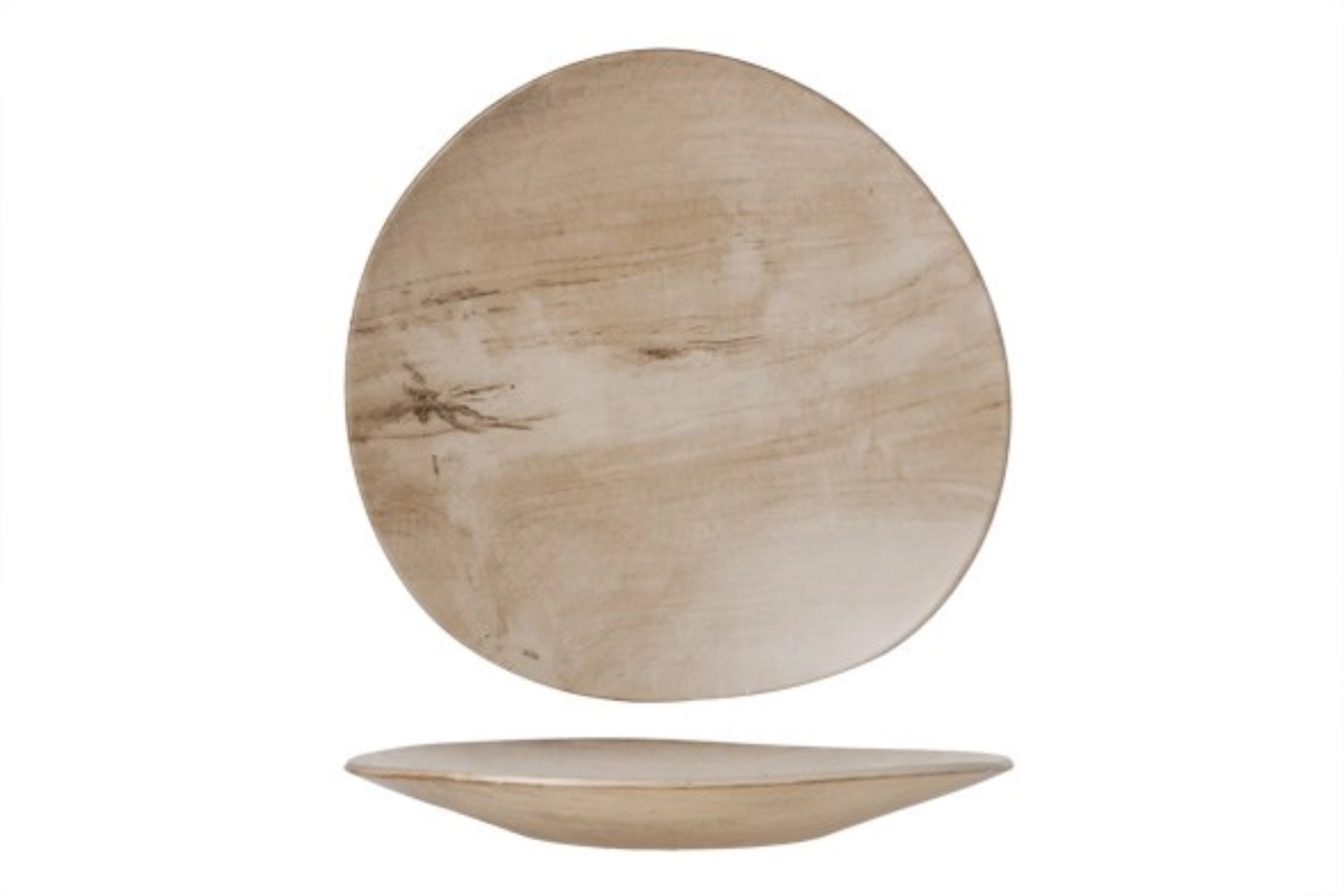 Palissandro assiette wave 34x33xh3.5cm