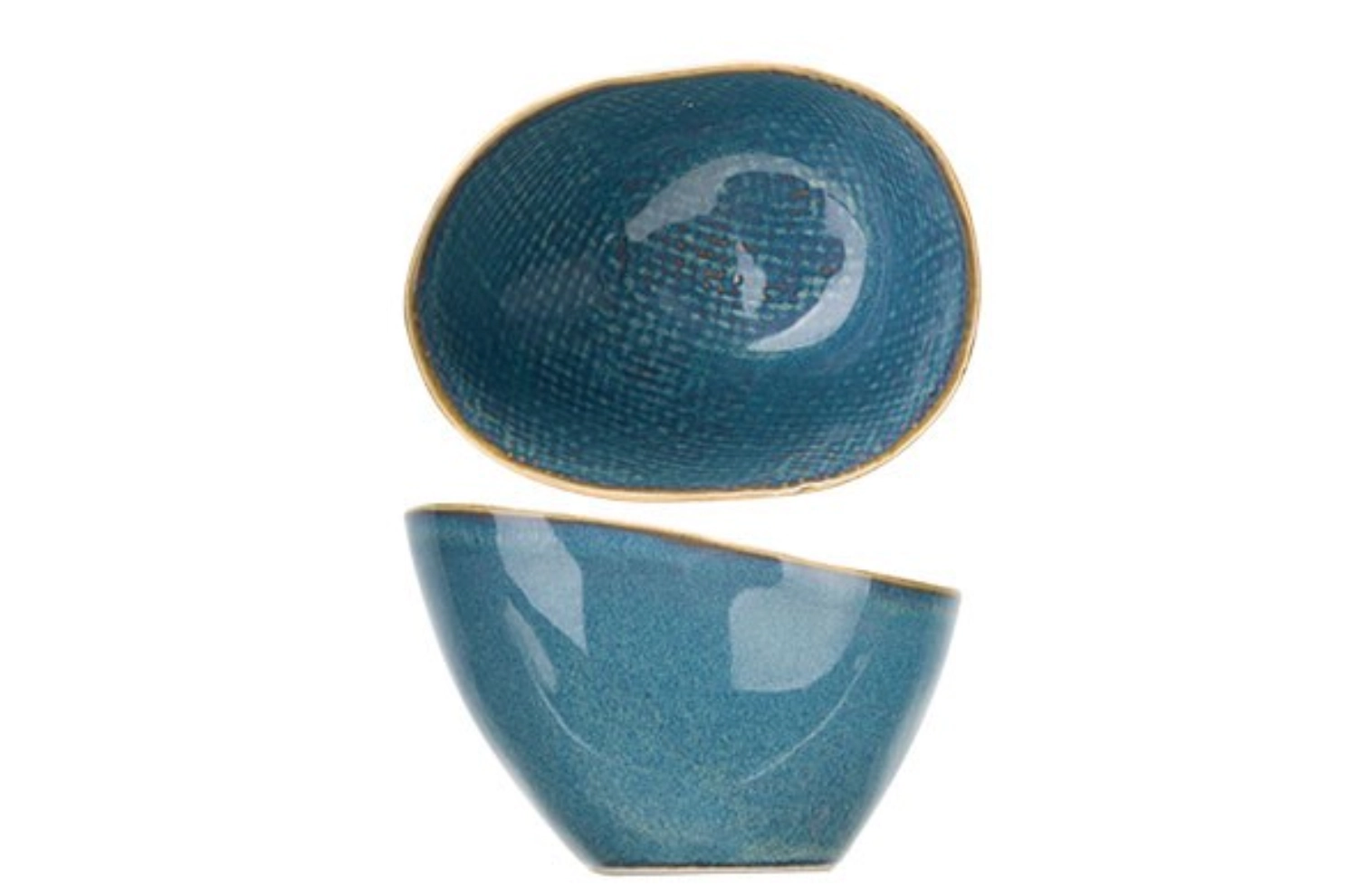 Aicha blue bol 15x12,5xh7-8,5cm