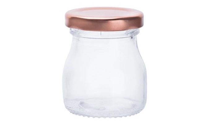 Bocale verre bouchon a vis cuivre 50ml