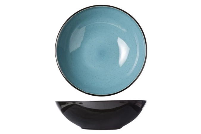 Finesse blue Salatschüssel, D 33x10cm