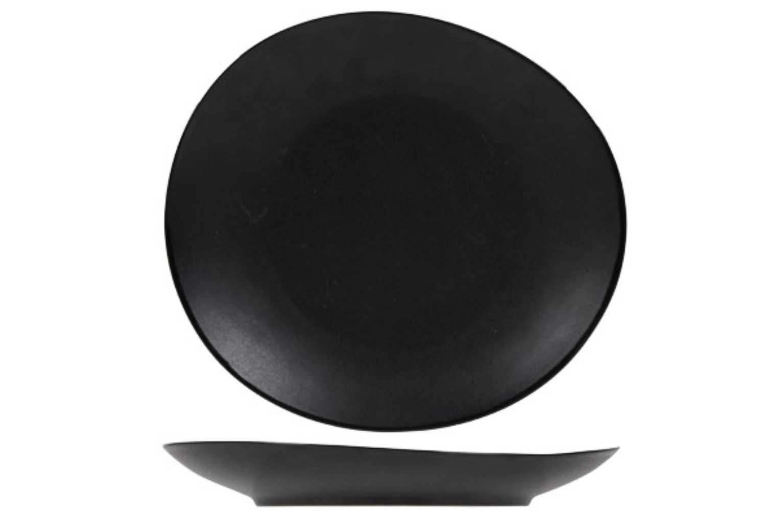 Vongola black assiette dessert 22.2x20.3