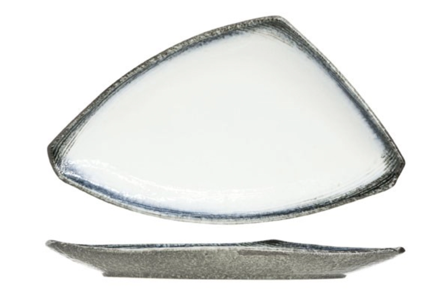 Sea Pearl Teller dreieckig, 40x23x3cm