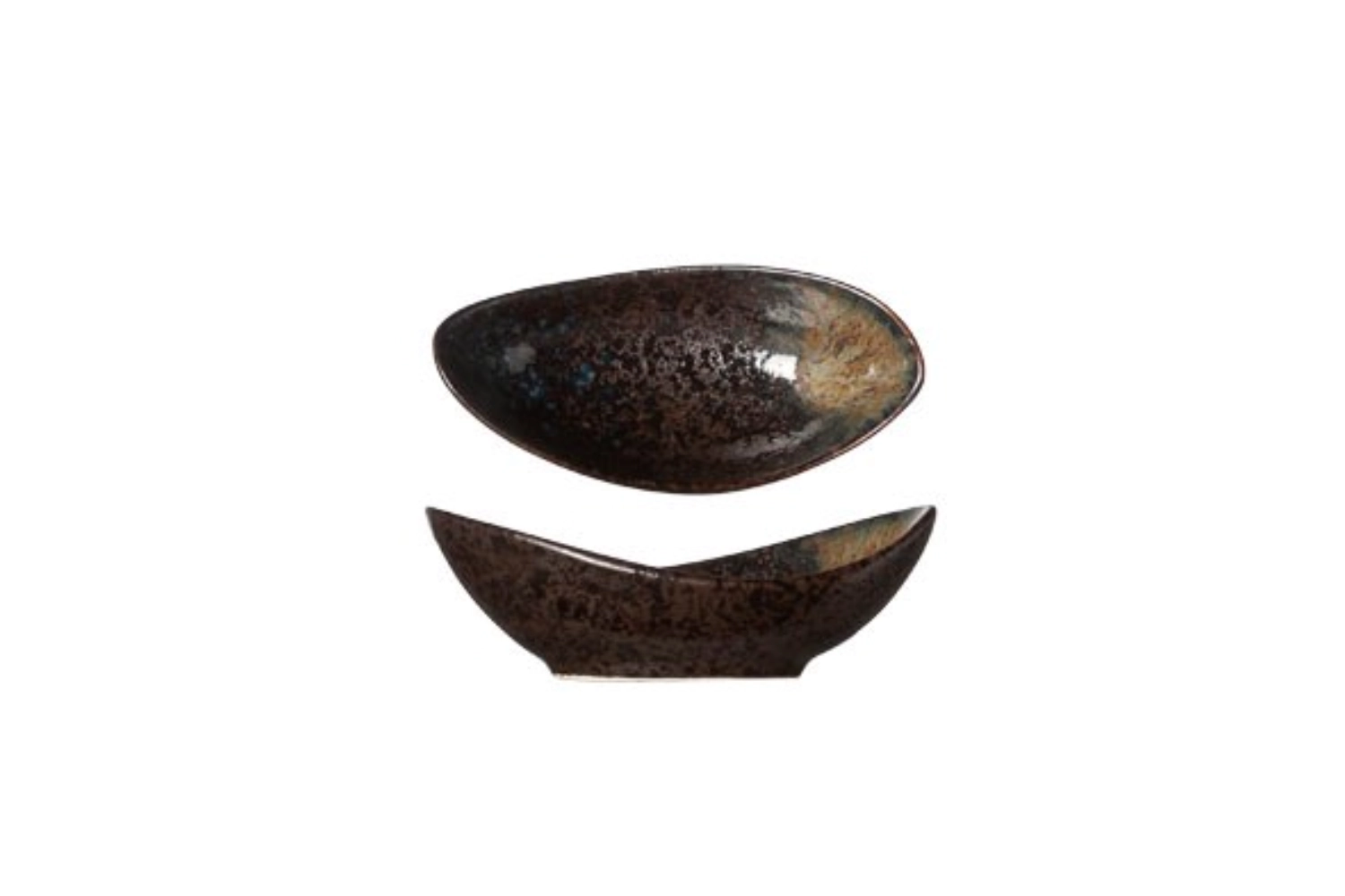 Black Yoru Schüsse oval, 10x5x3