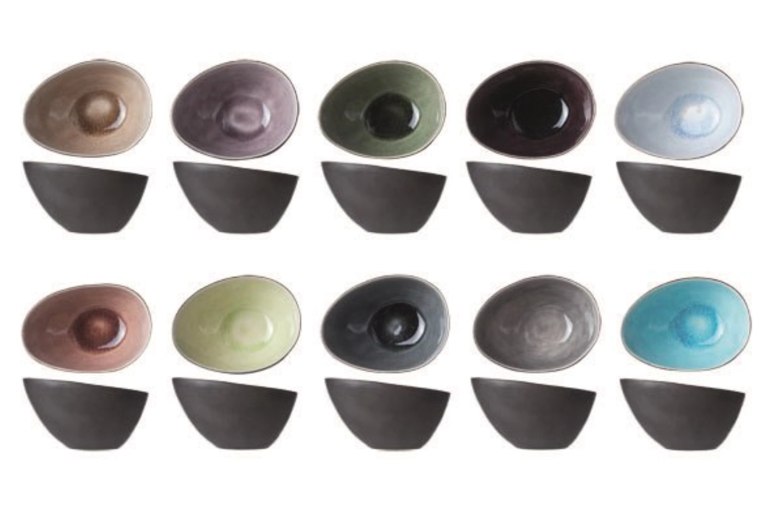 10er Set Streetfood Festival Schälchen, assortiert