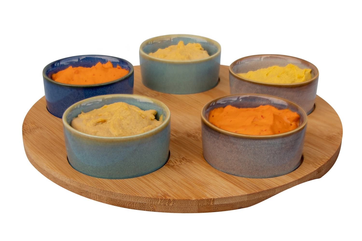 Servierbrett mit Schälchen