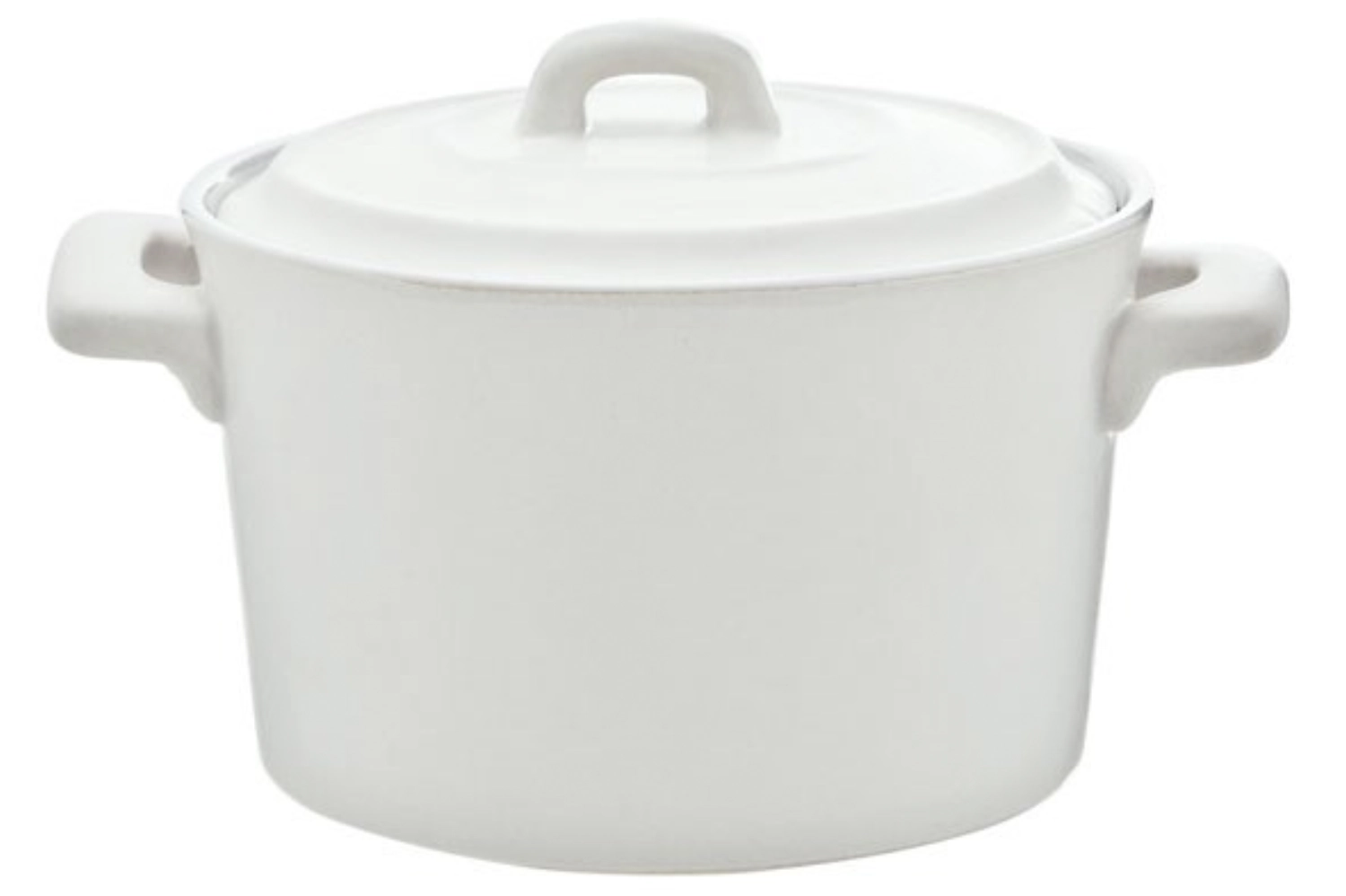 Clio Topf weiss mit Deckel, D10 x H 6cm, 200 ml