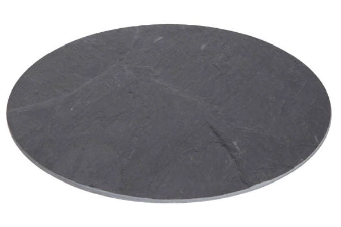 Teller rund, Schiefer, D 30cm