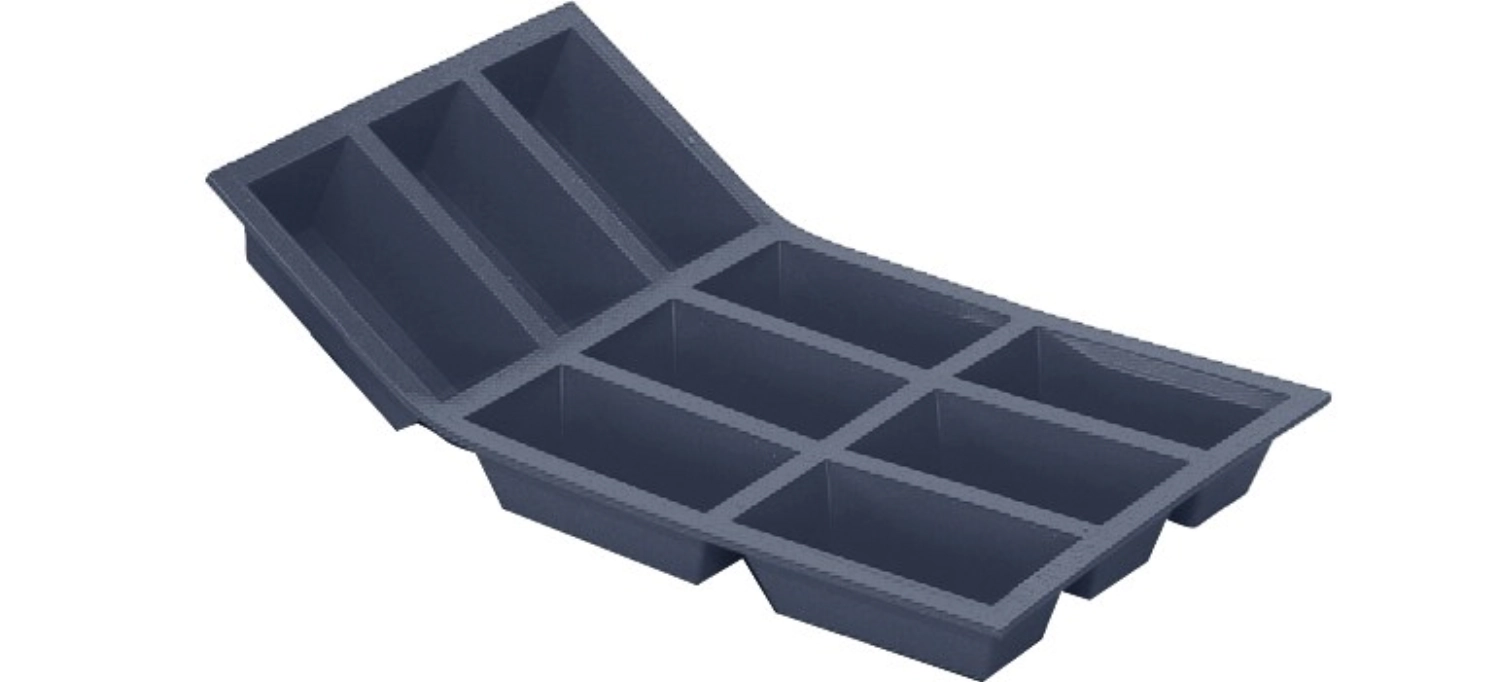 Moul flex moule 17.5x30cm pour 9 cakes