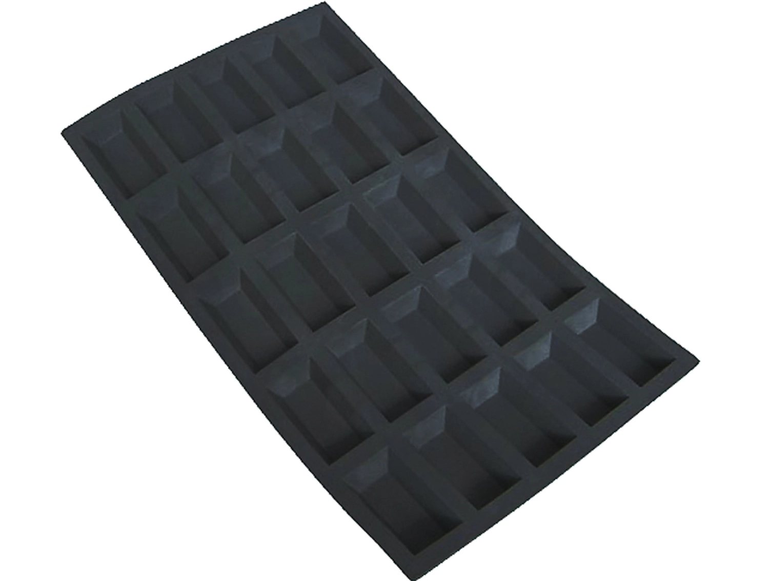 Moulflex noir-plaque 25 mini financier