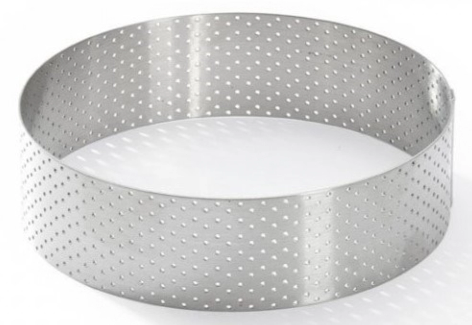 Gelochter Tortenring mit geradem Rand