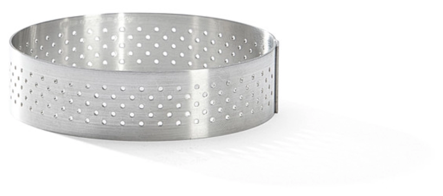 Cercle à tarte rond perforé