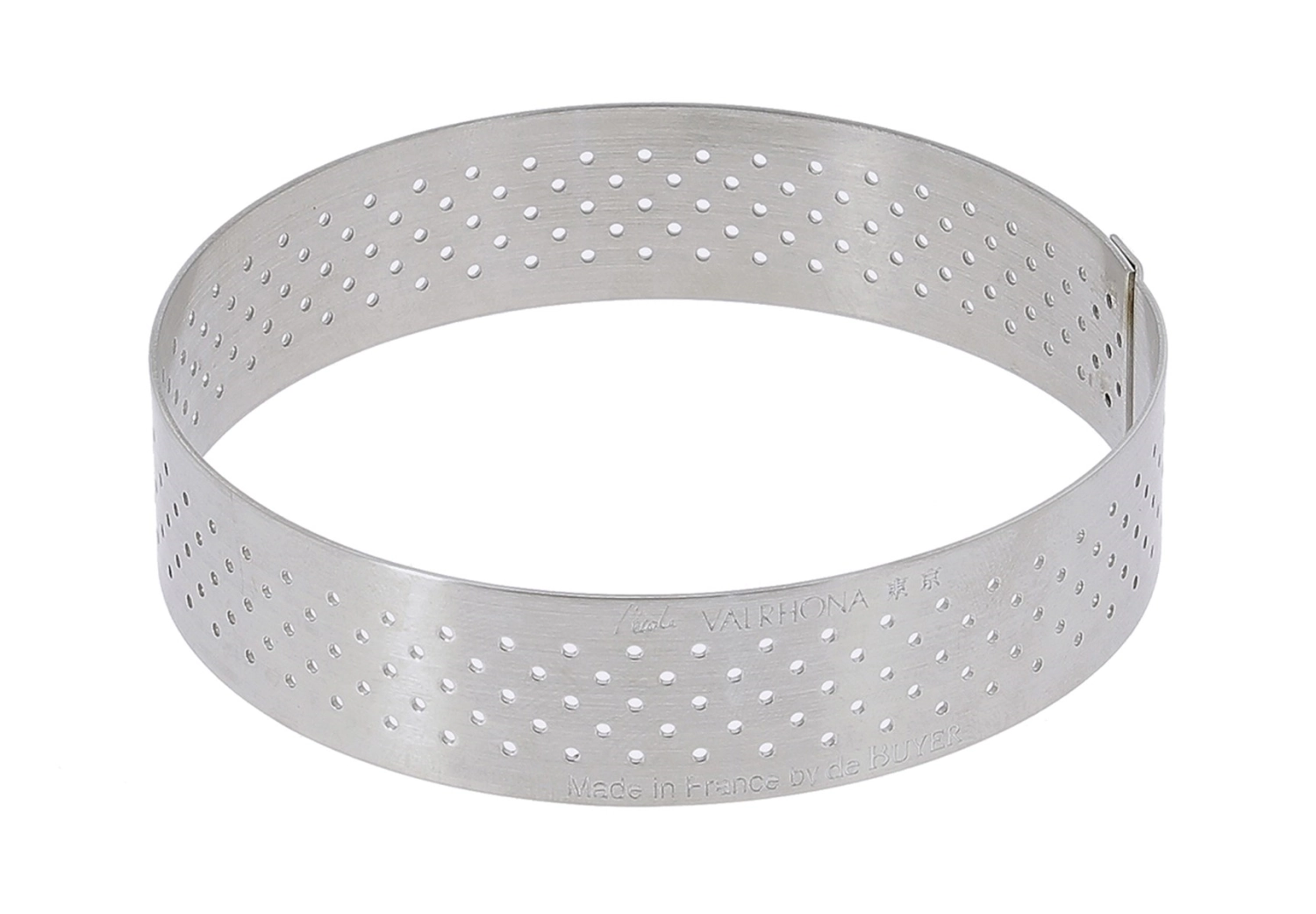 Cercle à tarte rond perforé