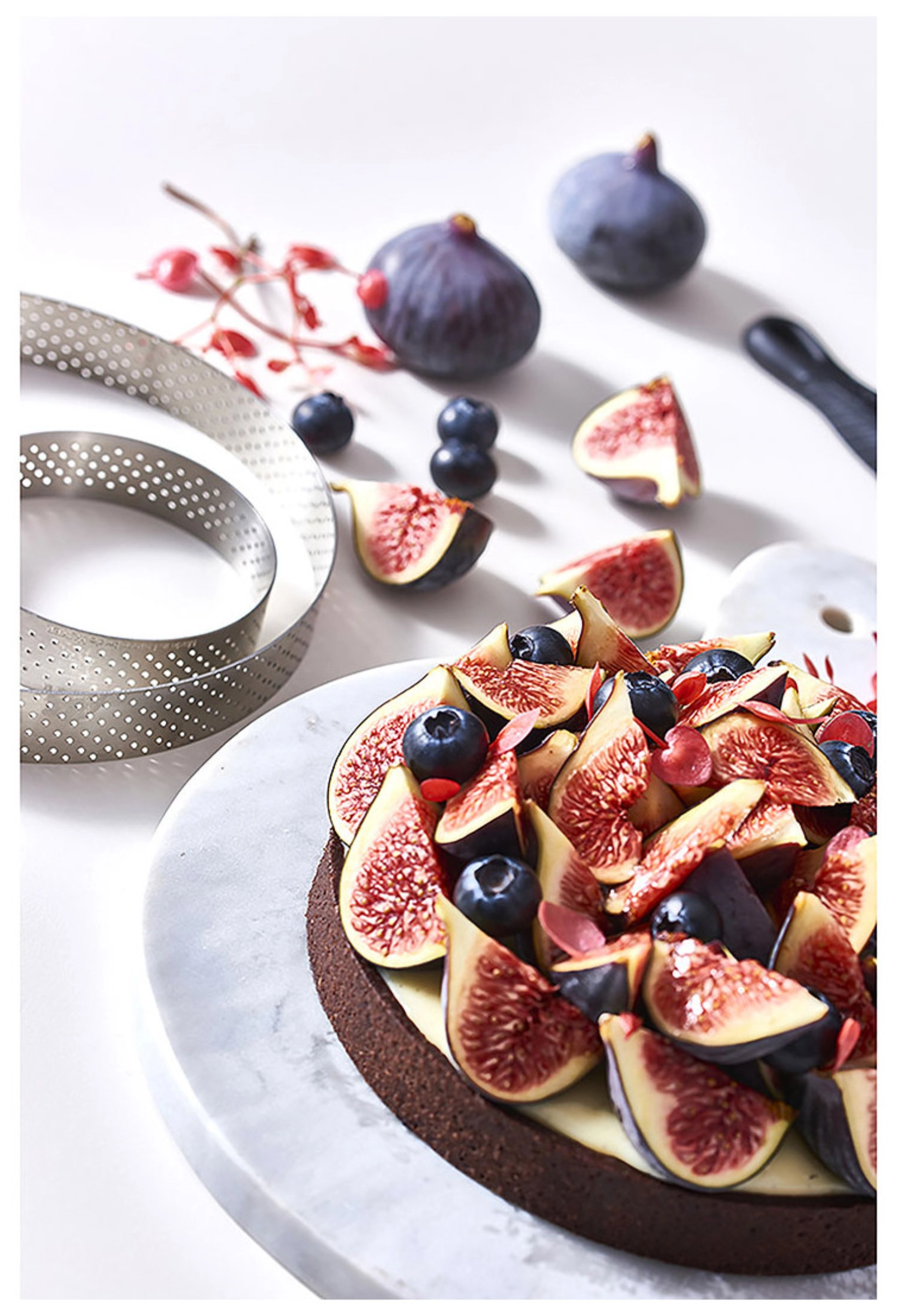 Cercle à tarte rond perforé