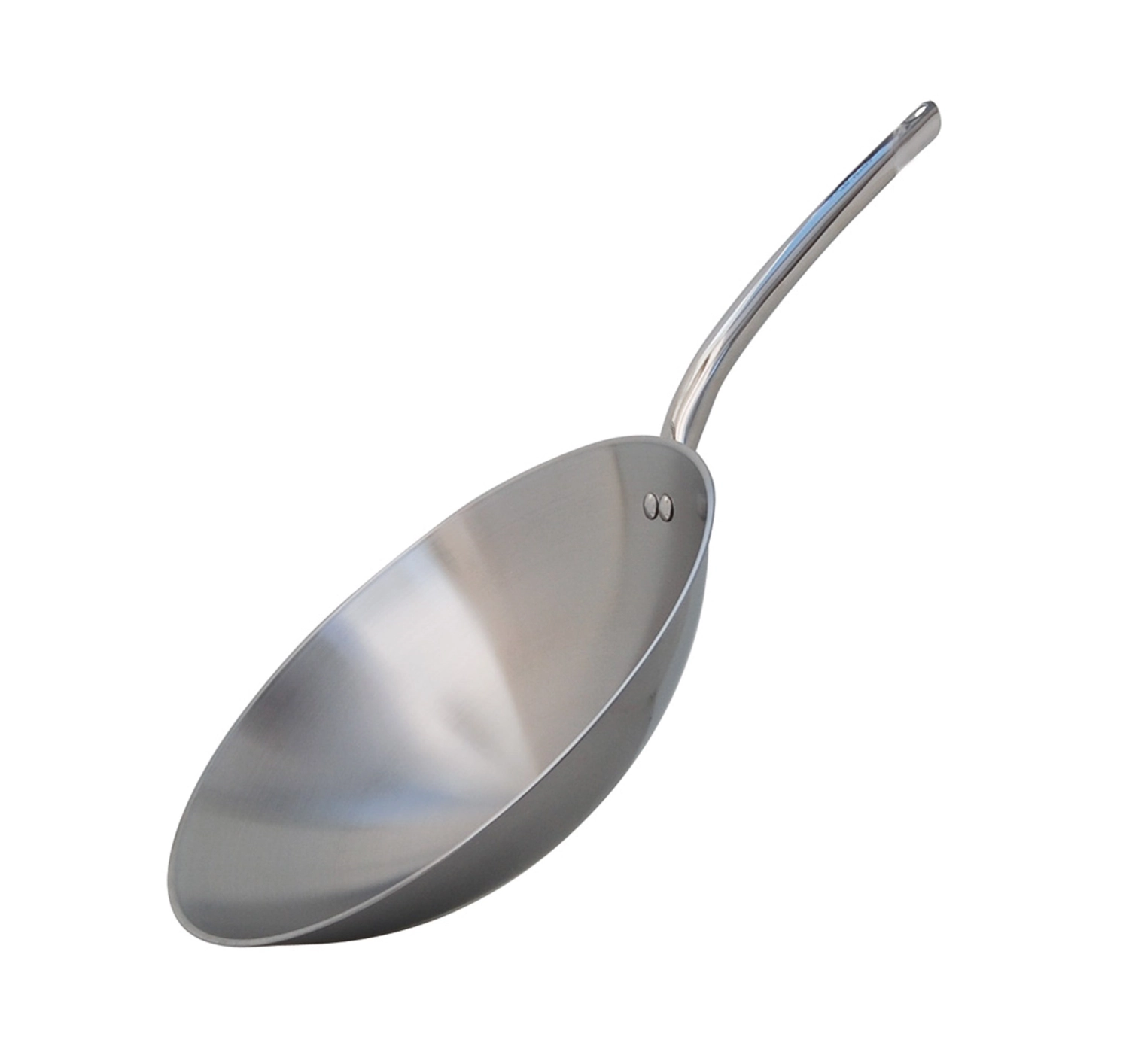 Wok inox induction ø36cm queue tube