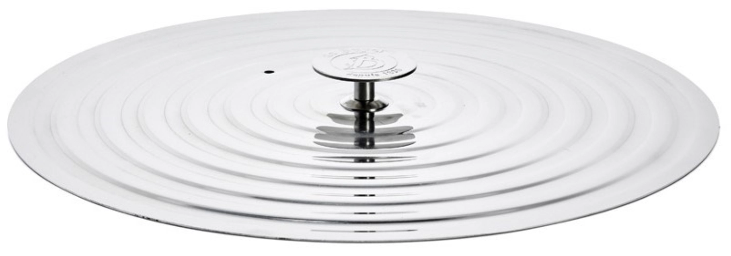 Couvercle pour poêle en acier inoxydable