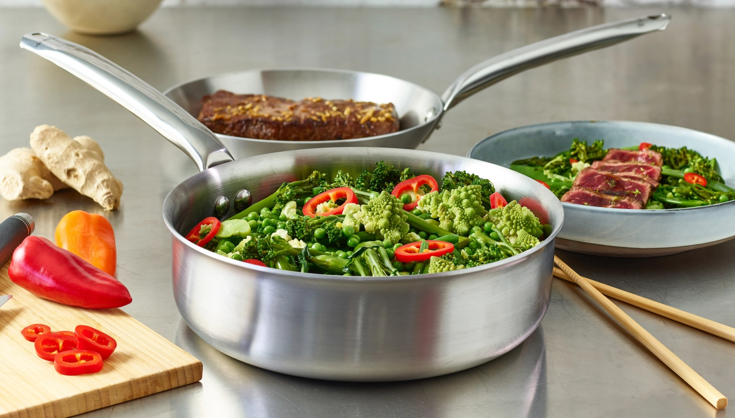 Sauteuse droite alchimy 28 cm