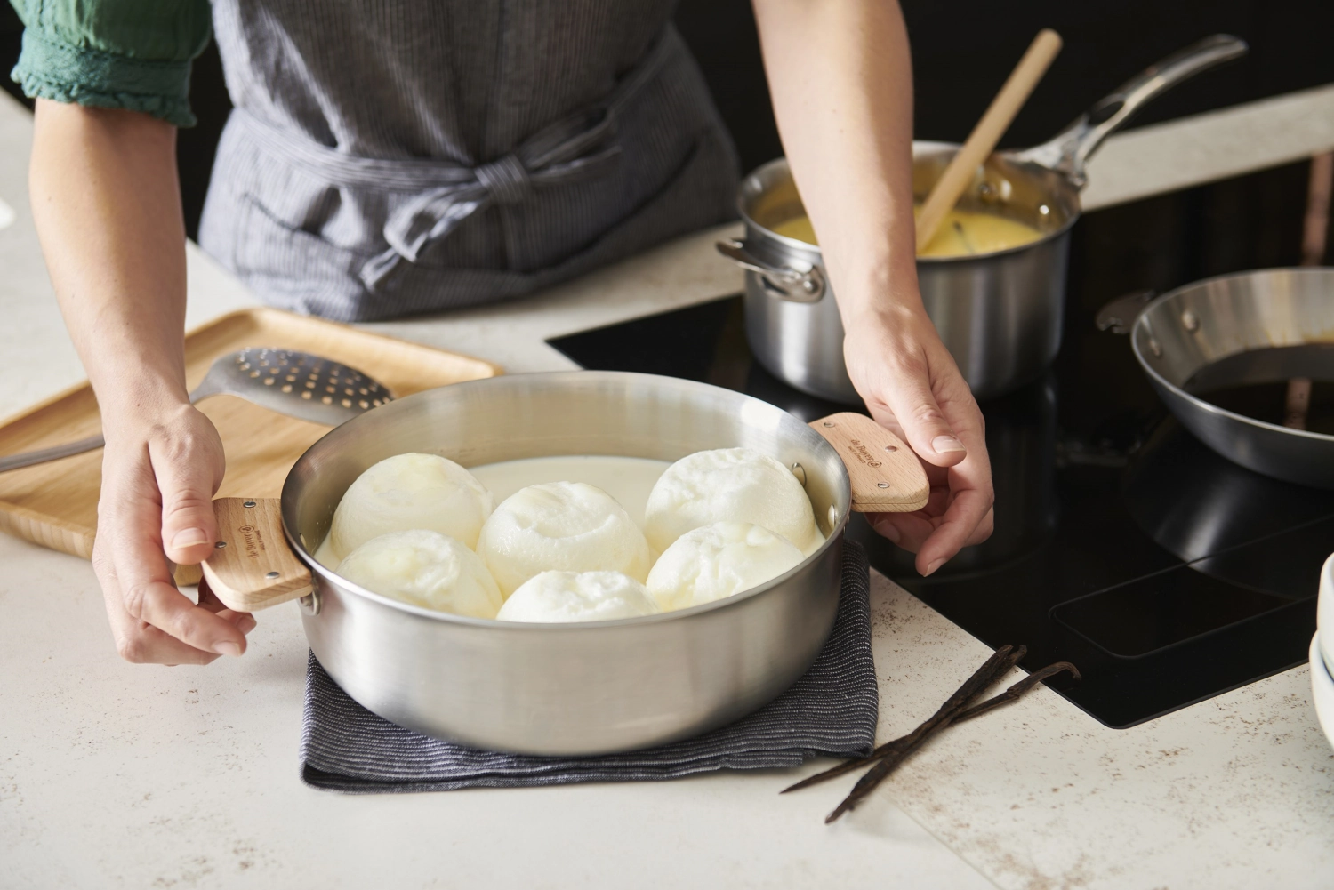 2 set alchimy loqy poignée amovible en bois