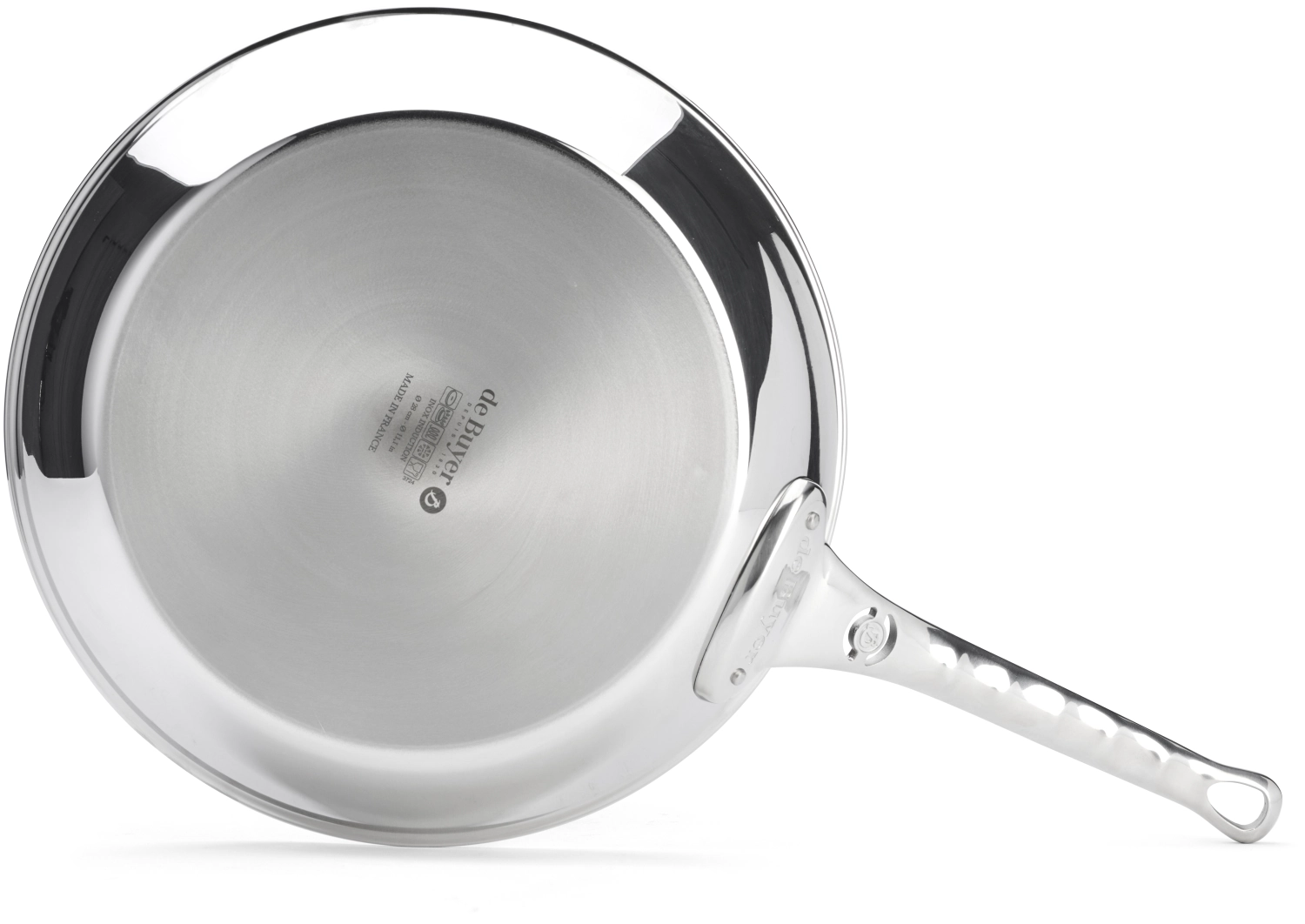 Poele ronde affinity tout inox ø 28cm -new