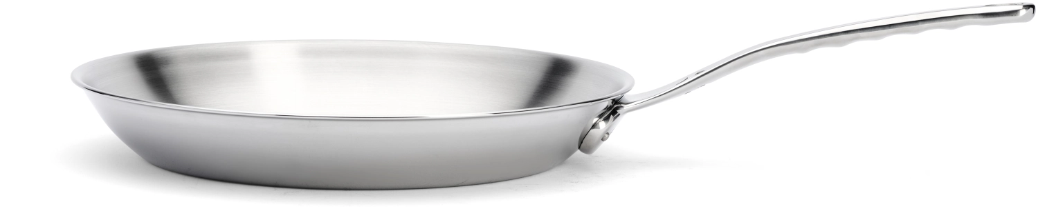 Poele ronde affinity tout inox ø 32cm -new