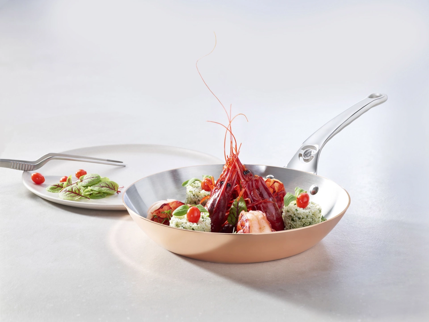 Prima matera poêle à frire cuivreinox ø24cm,induction