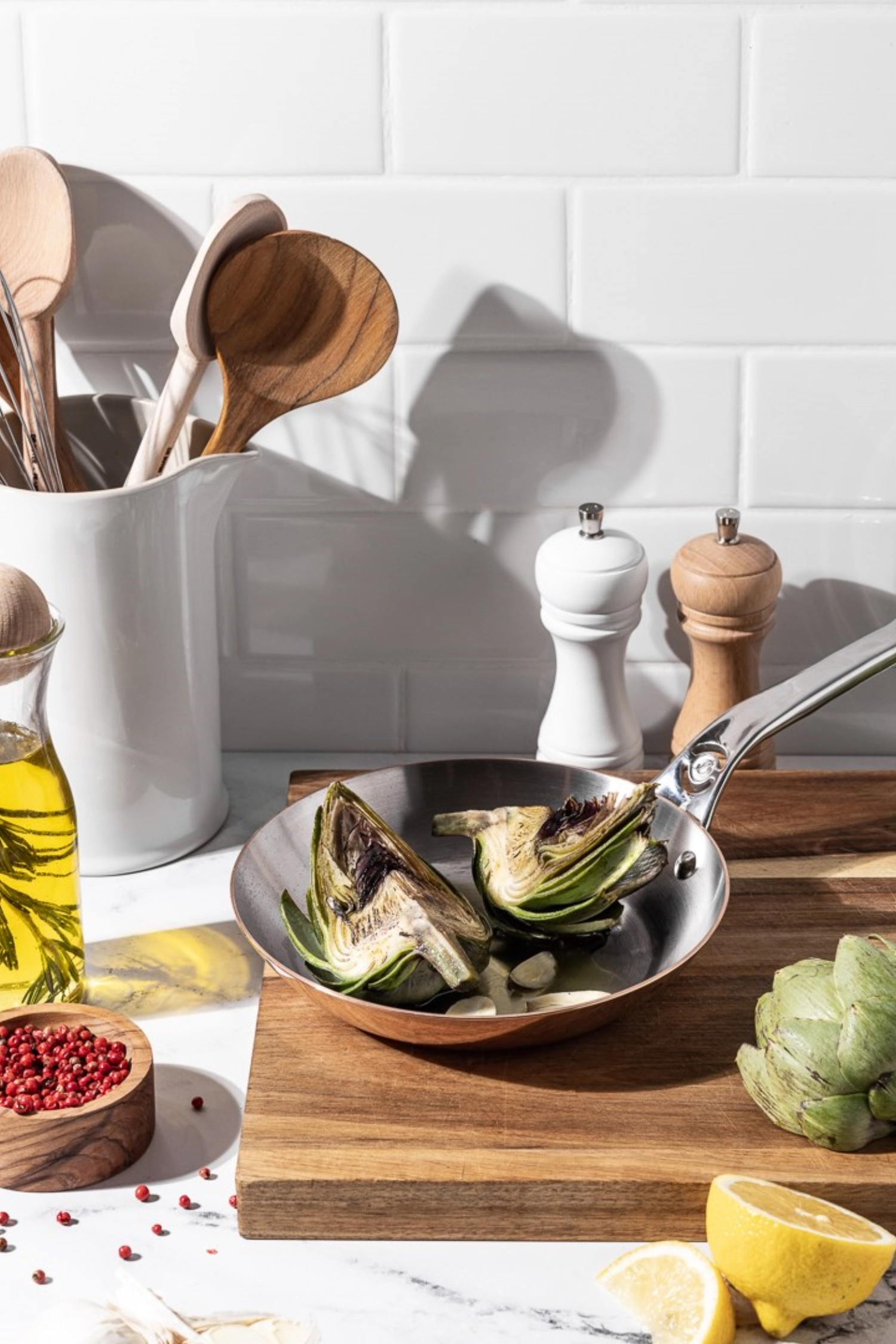 Prima matera poêle à frire cuivreinox ø24cm,induction