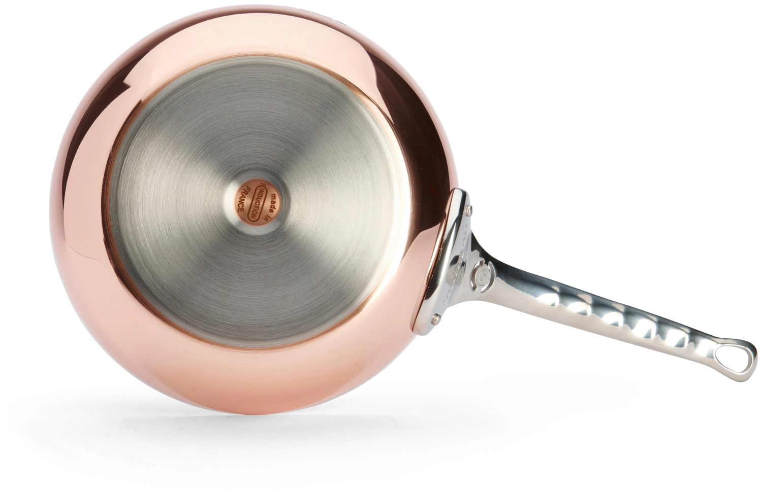 Prima matera sauteuse conique cuivreinox. ø24cm,induct.