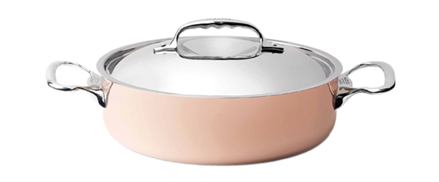 Inocuivre Bratentopf tief mit Deckel