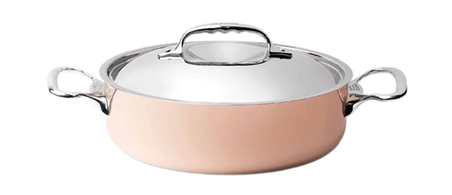 Inocuivre Bratentopf tief mit Deckel