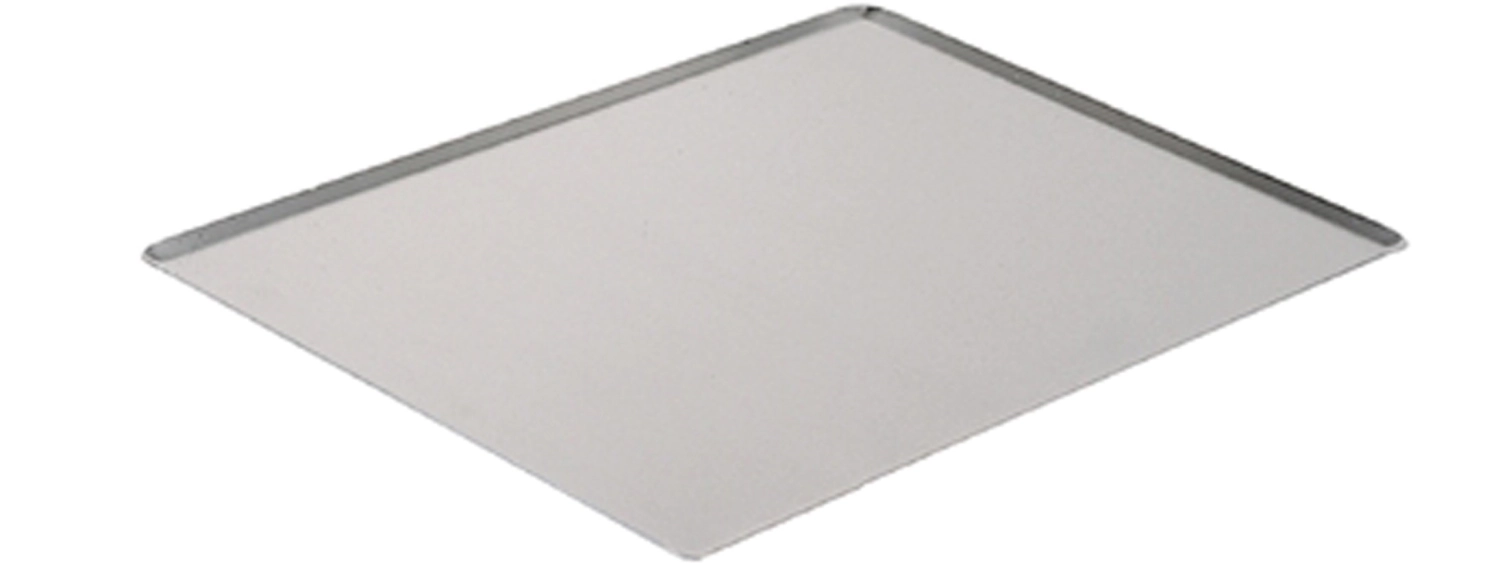 Backblech Alu 60x40cm mit schräger Kante
