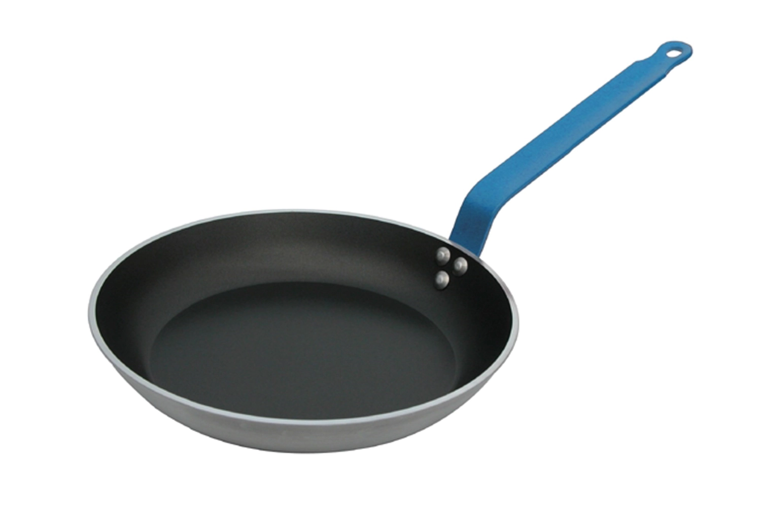 Poele ronde choc haccp queue bleue ø 32