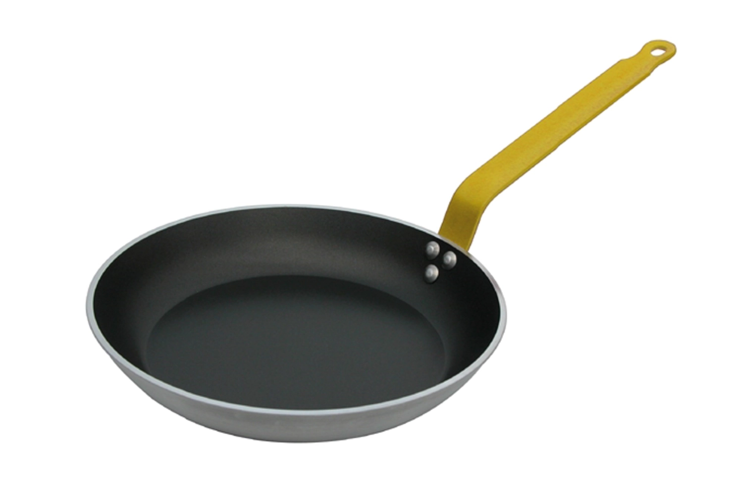 Poele ronde choc haccp queue jaune ø 20