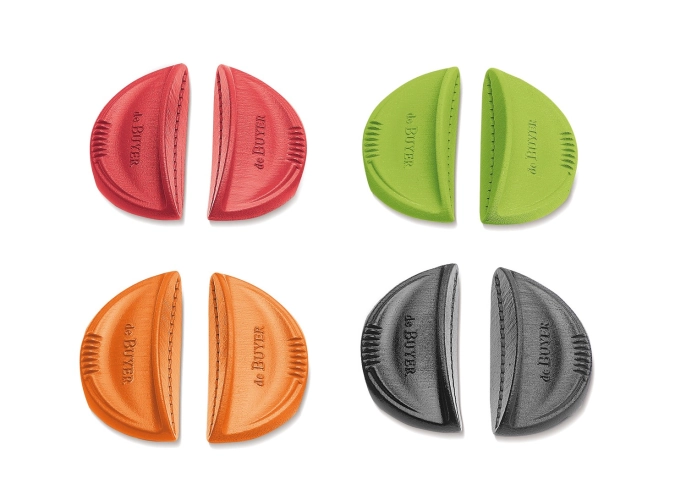 Lot 2 anses twisty amov. silicone noire