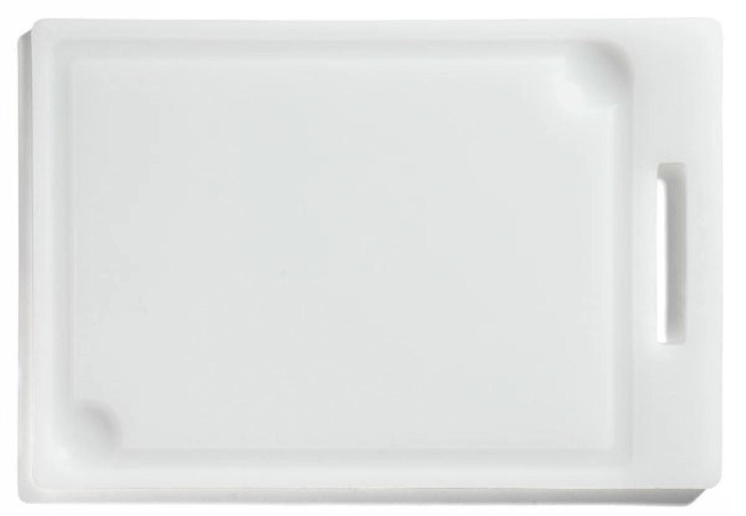 Schneidebrett 44.5x30cm, H 1,2 cm weiss