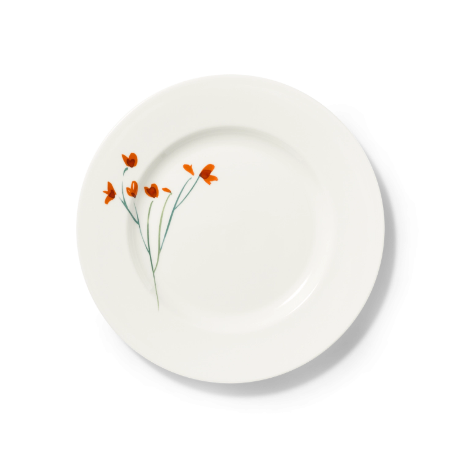 Impression Assiette plate 26,5 cm rouge