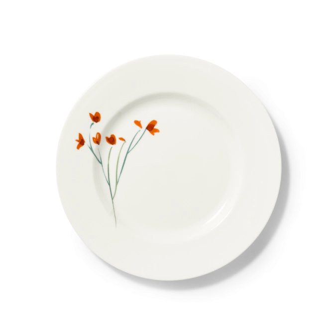 Impression Assiette plate 26,5 cm rouge