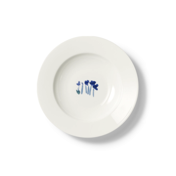 Impression Assiette creuse 23 cm bleu