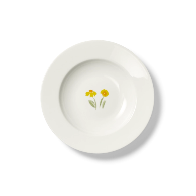 Impression Assiette creuse 23 cm jaune
