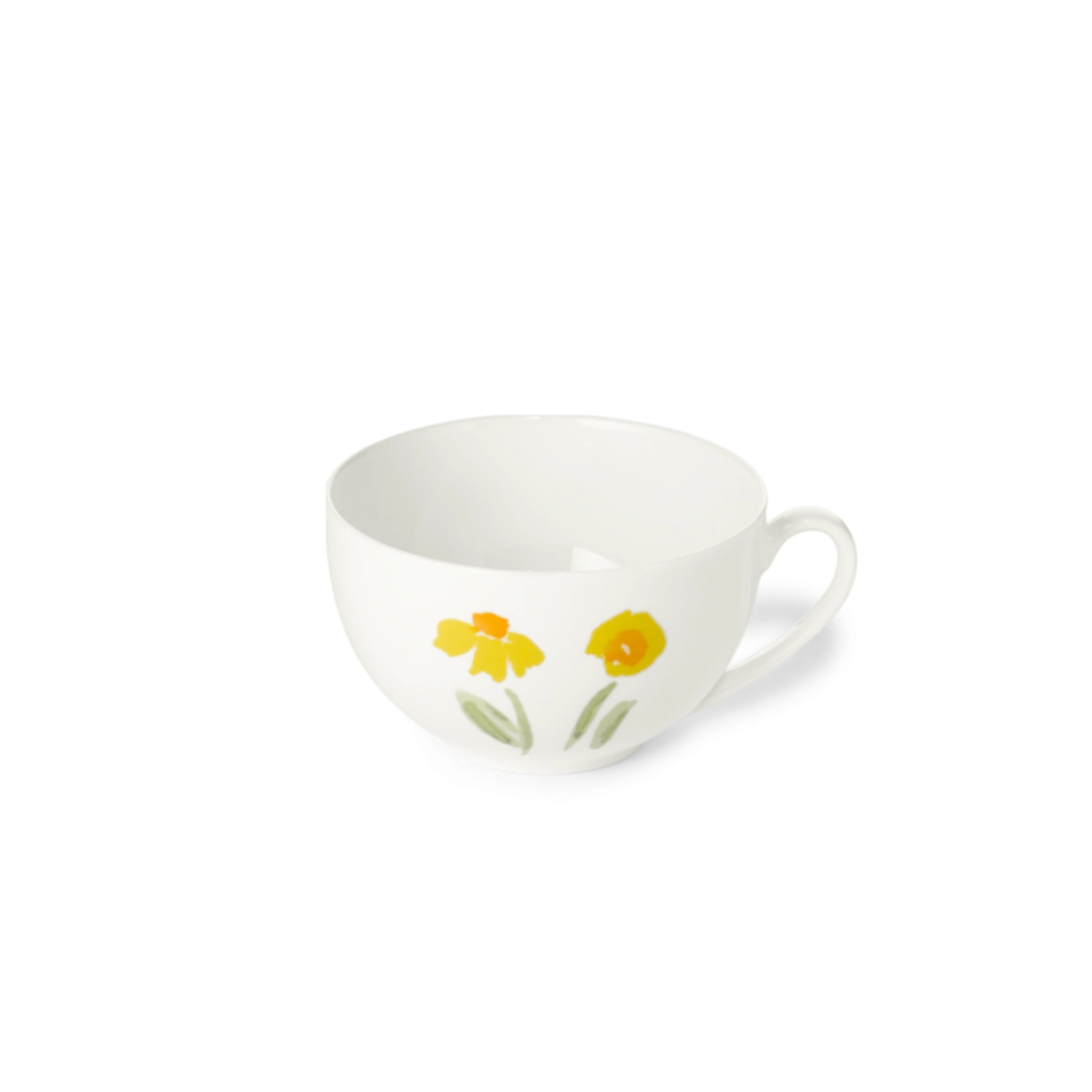 Impression tasse à café ronde 0,25 l jaune