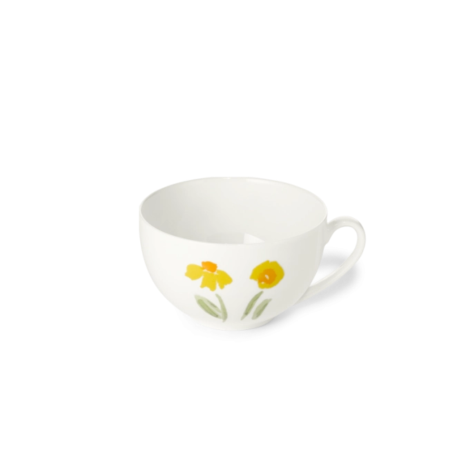 Impression tasse à café ronde 0,25 l jaune
