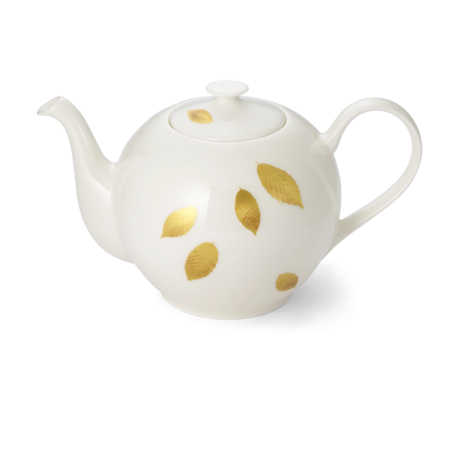 Gold Leaf Teekanne rund