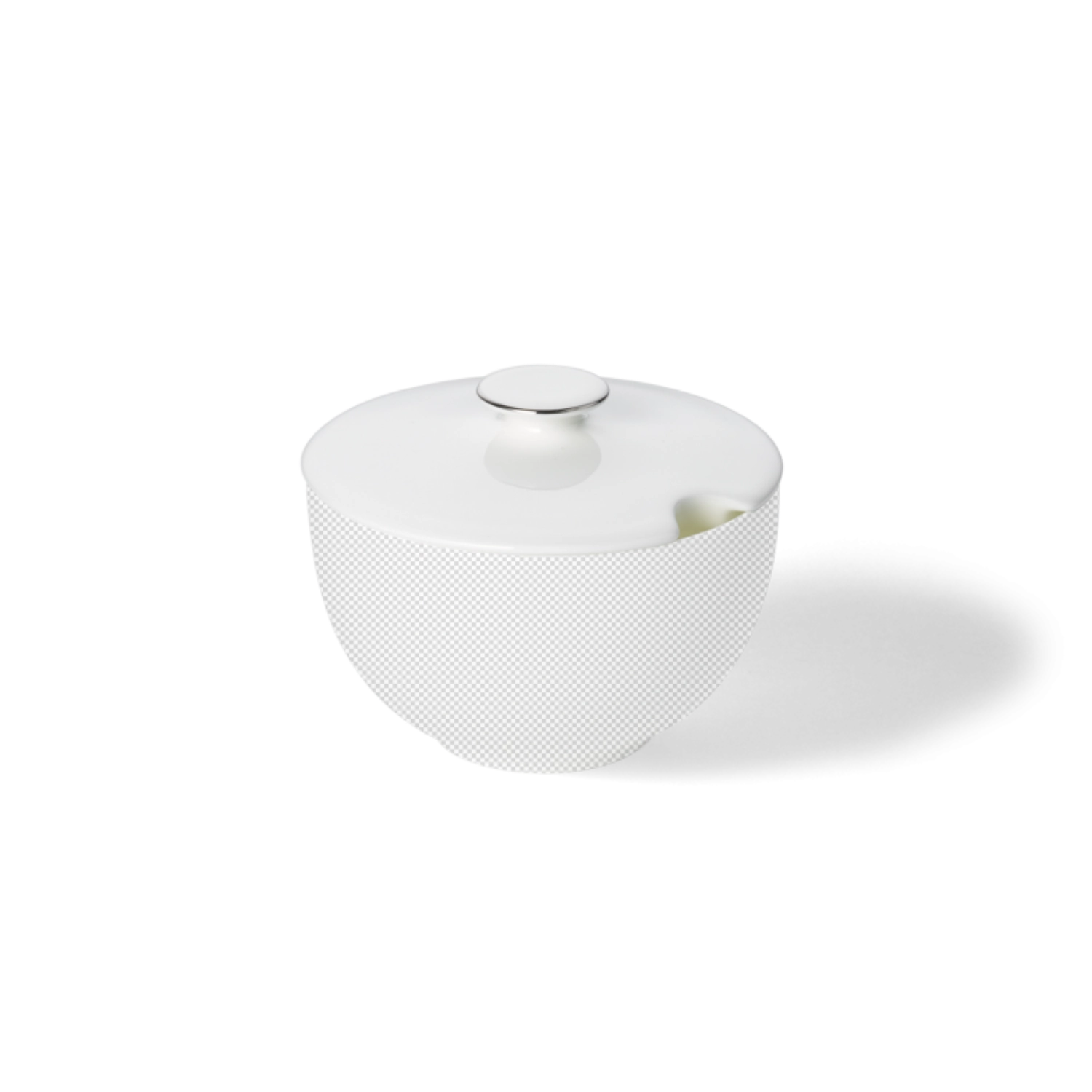 Platin Line Deckel Zuckerdose rund