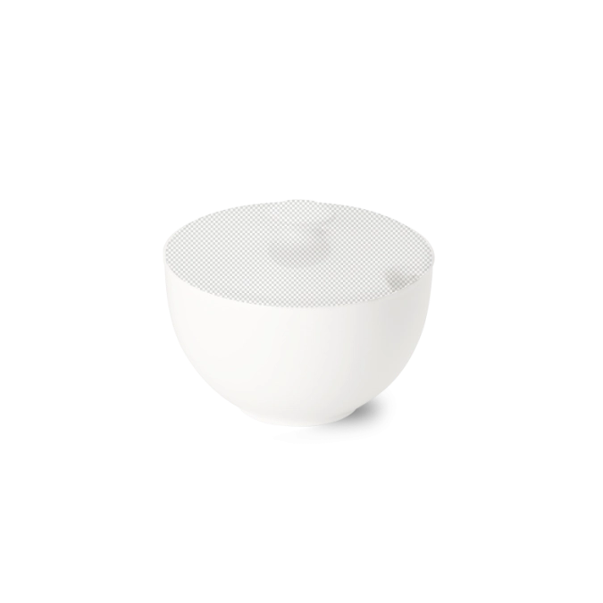 Classic Partie inférieure du sucrier rond blanc