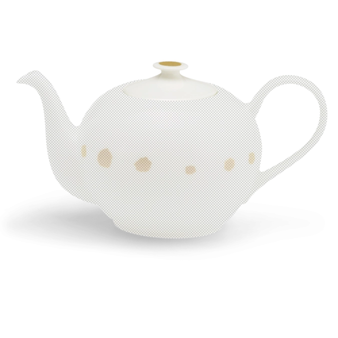 Golden Pearls couvercle théière 1,30 l