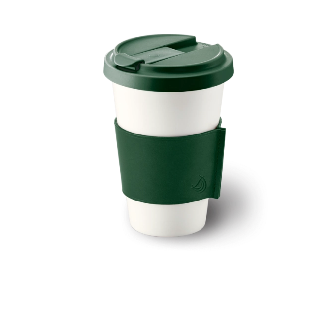 Cylindrique conique gobelet con. fbc coffee to go vert sapin