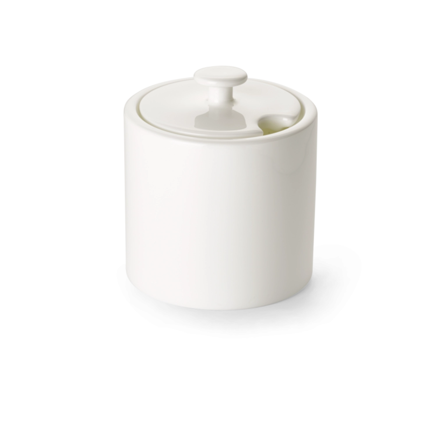 Cylindrique conique base sucrier cylindrique blanc