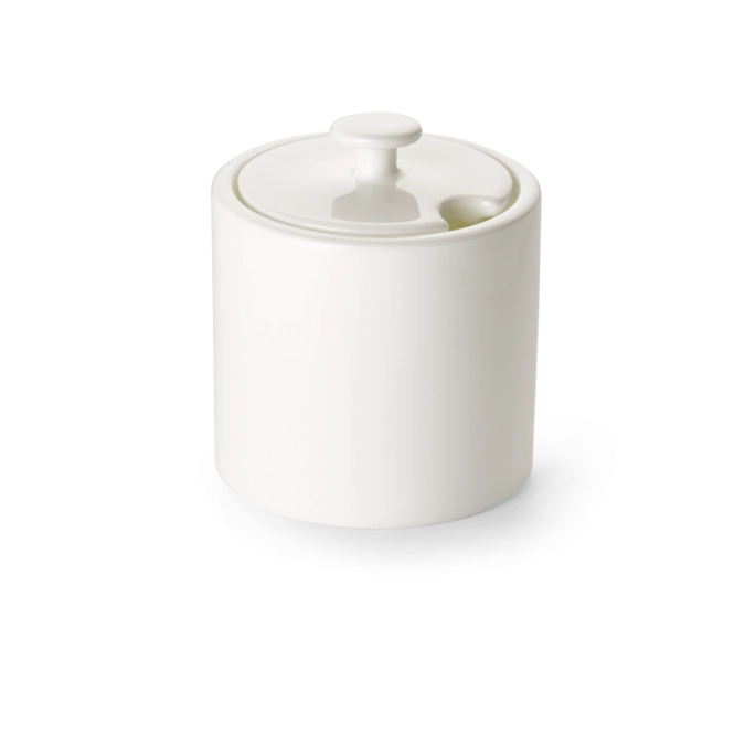 Cylindrique conique base sucrier cylindrique blanc
