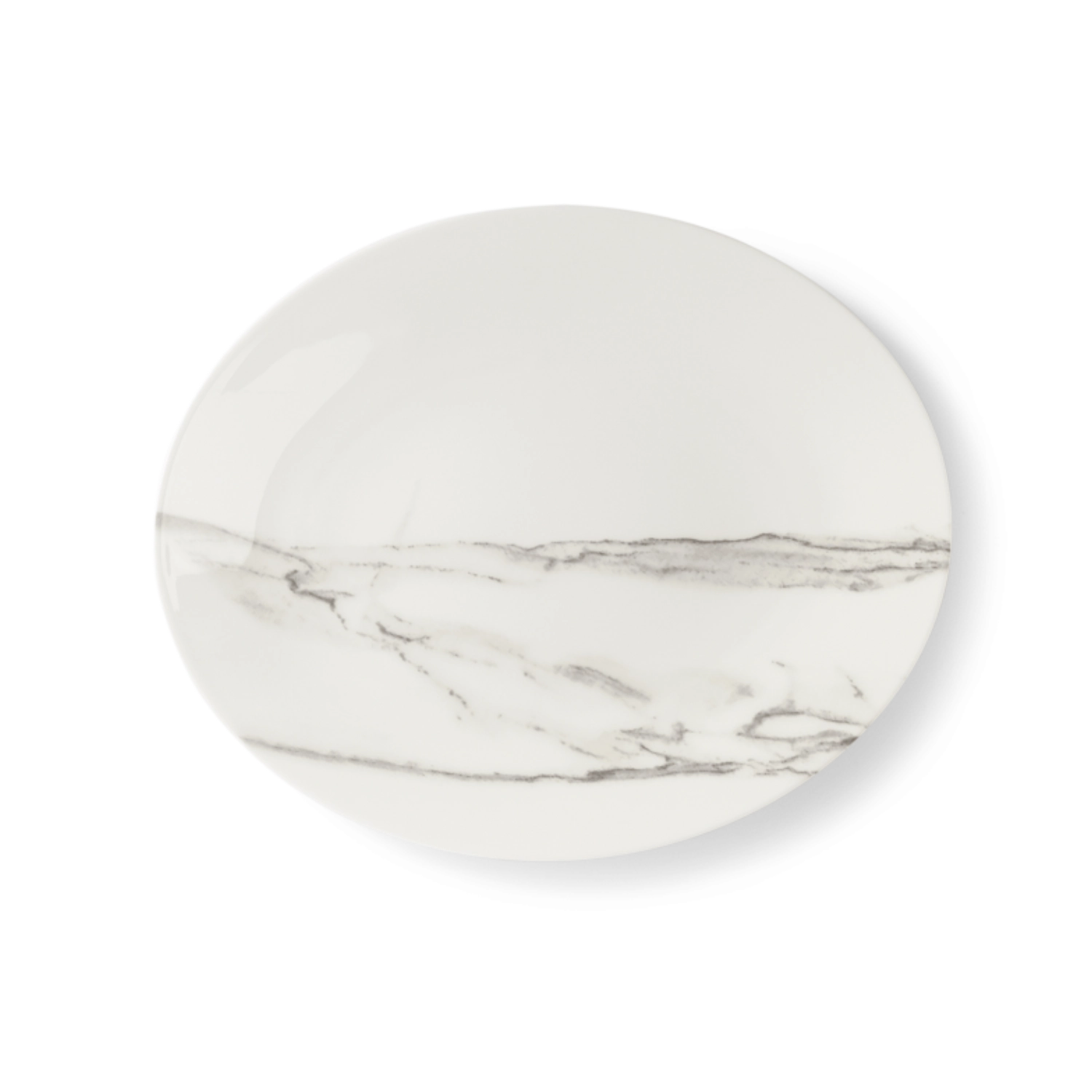 Carrara Plat ovale / assiette à poisson 32 cm